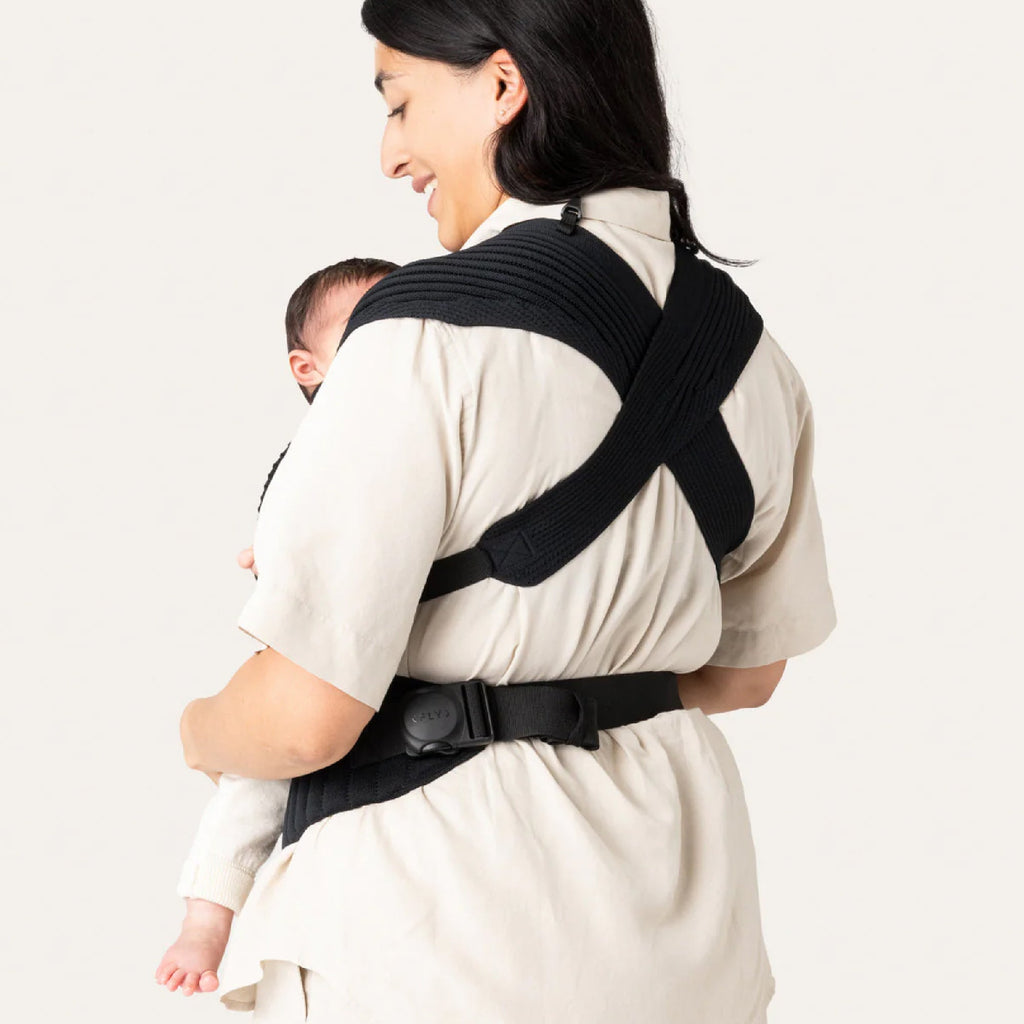 Flybaby 3D Knit Baby Carrier - Black