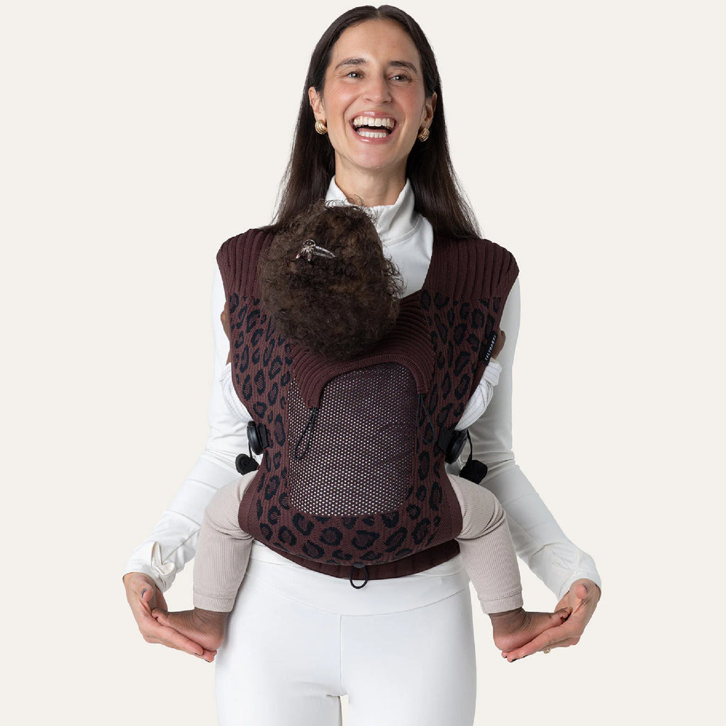 Flybaby 3D Knit Baby Carrier - Dark Leo