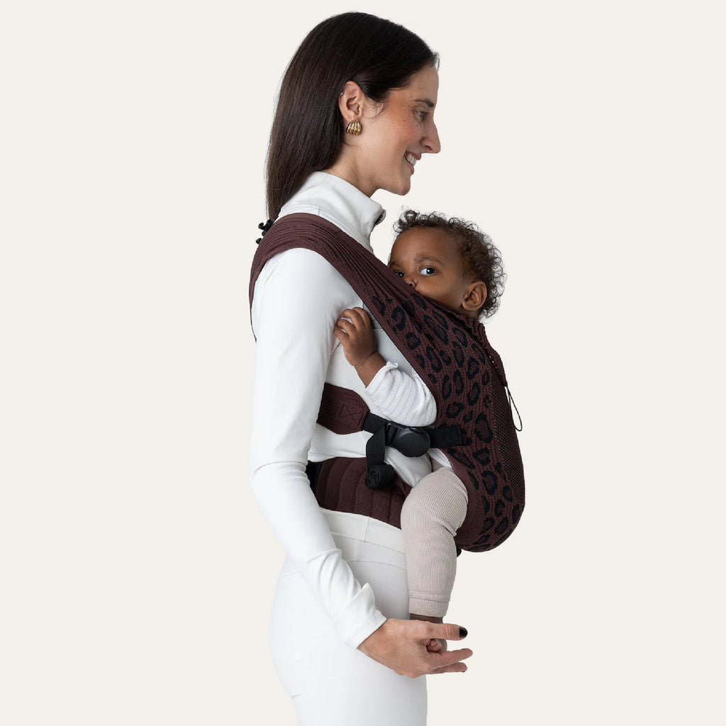 Flybaby 3D Knit Baby Carrier - Dark Leo