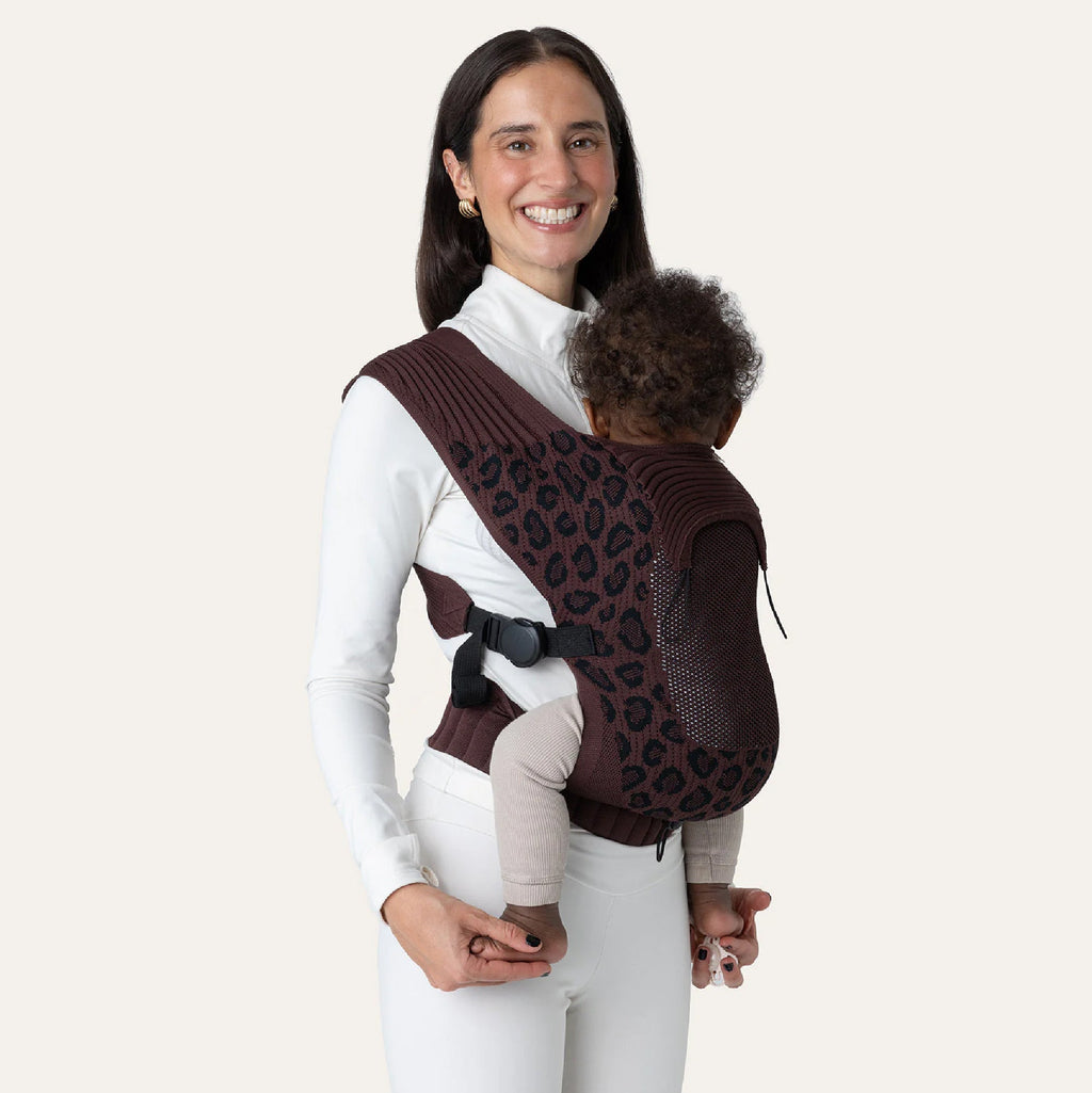 Flybaby 3D Knit Baby Carrier - Dark Leo
