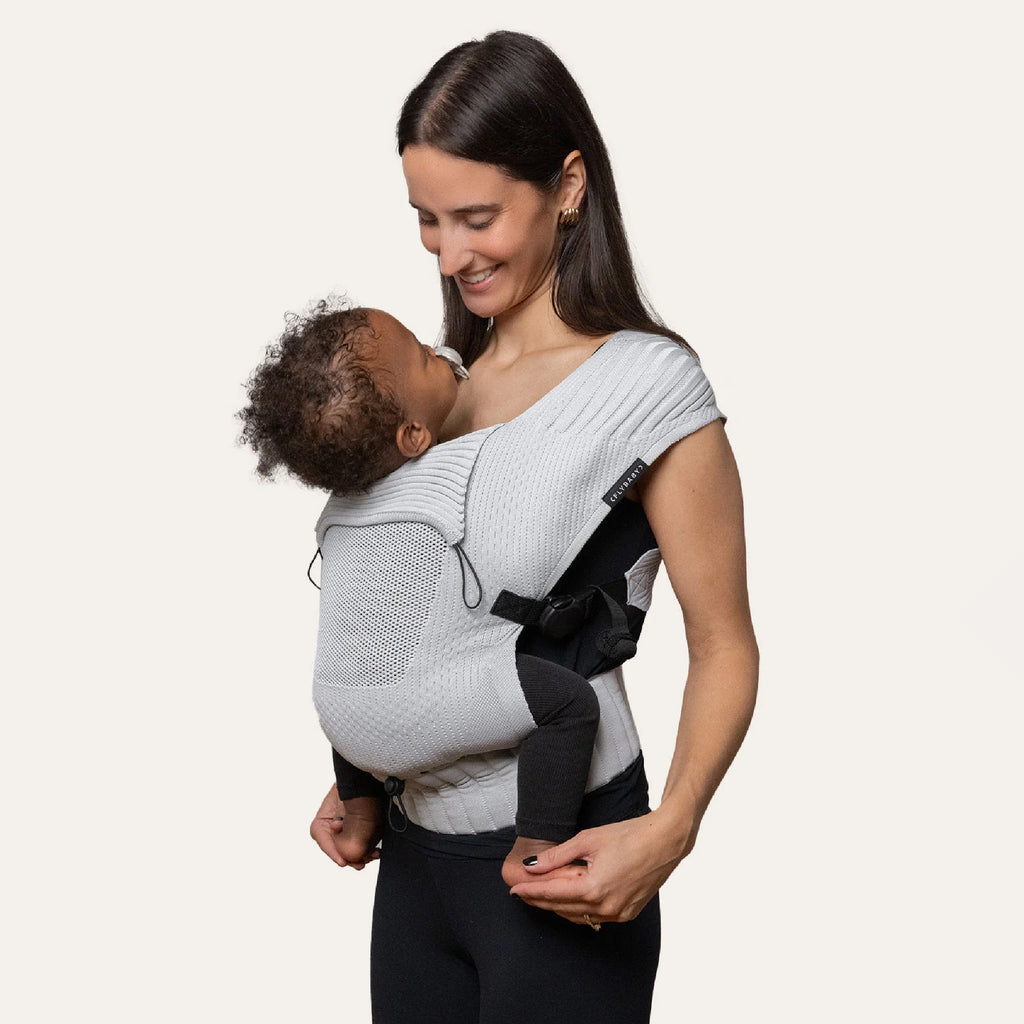 Flybaby 3D Knit Baby Carrier - Grey