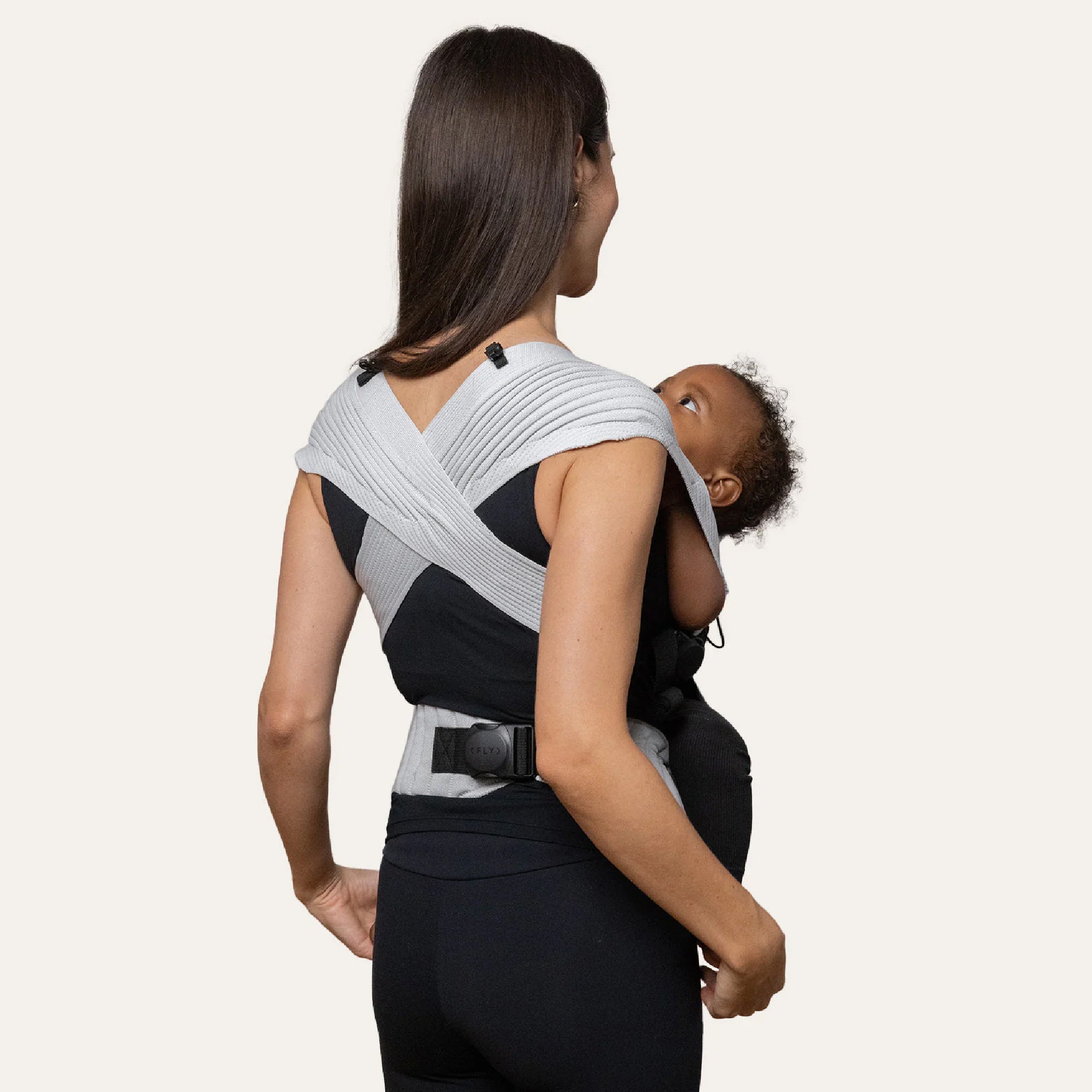 Flybaby 3D Knit Baby Carrier - Grey