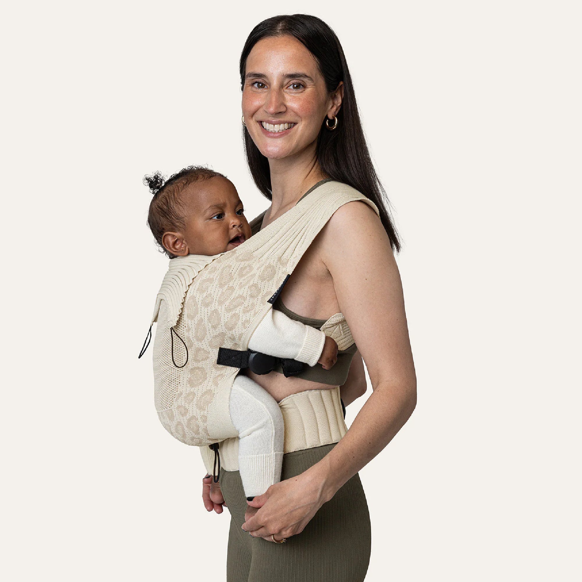 Flybaby 3D Knit Baby Carrier - Light Leo