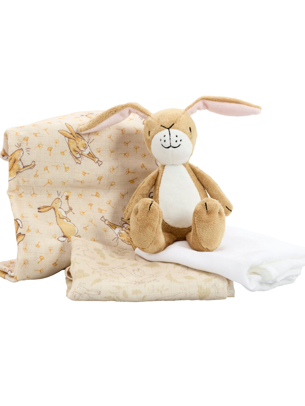 Rainbow Designs Guess How Much I Love You Soft Toy & Muslin Set