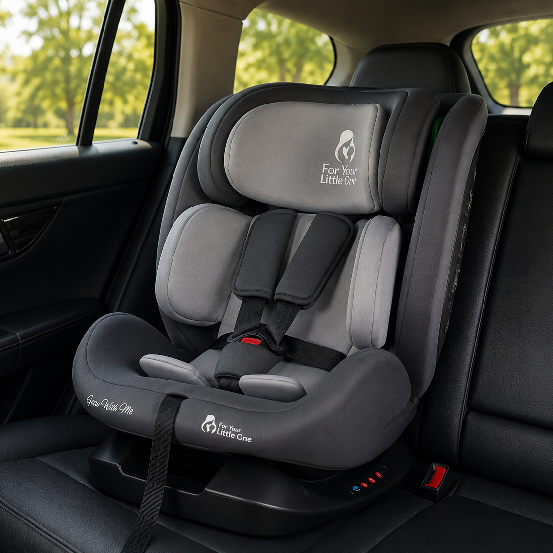 For Your Little One GrowWithMe 0/1/2/3 i-Size Car Seat - Slate Mist (Birth-12 Years)