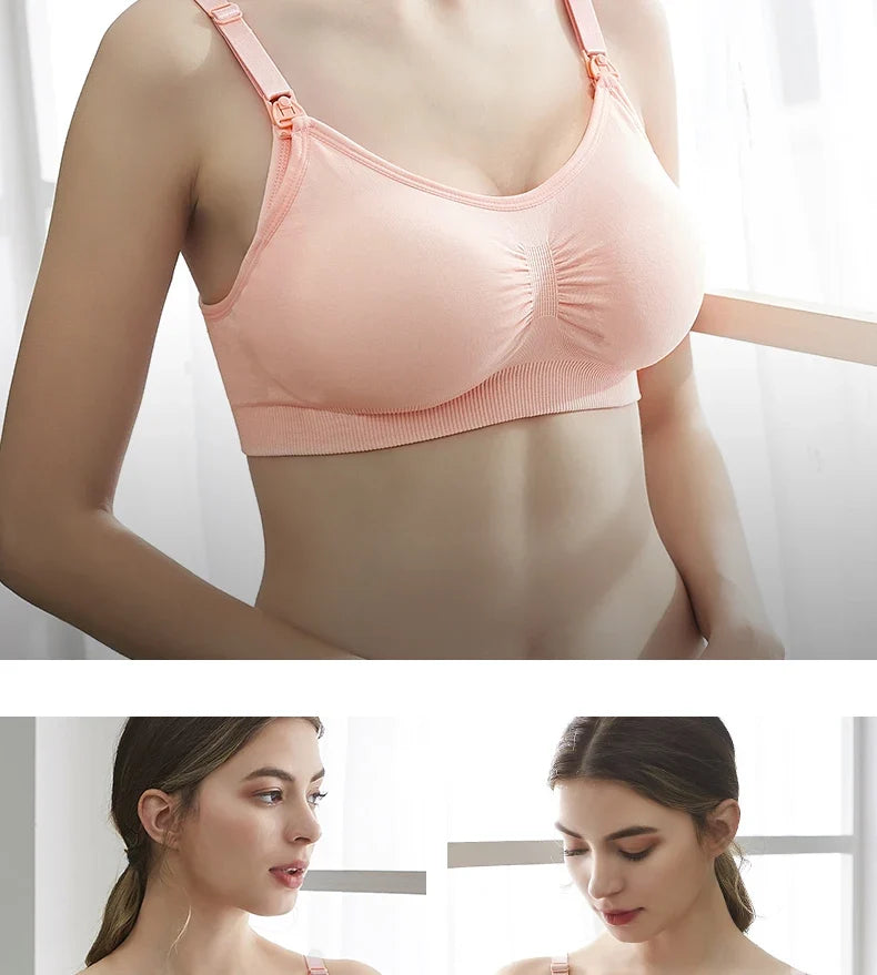 Plus Size Seamless Nursing Bra