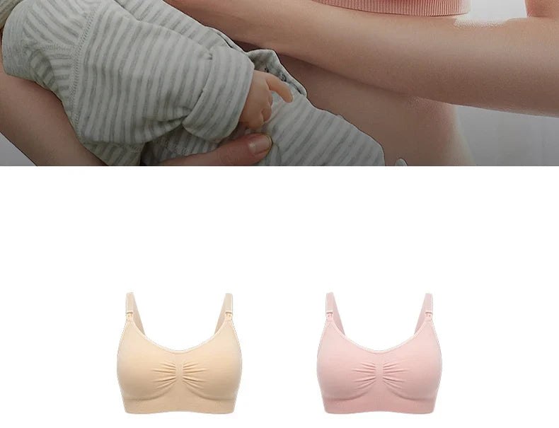 Plus Size Seamless Nursing Bra