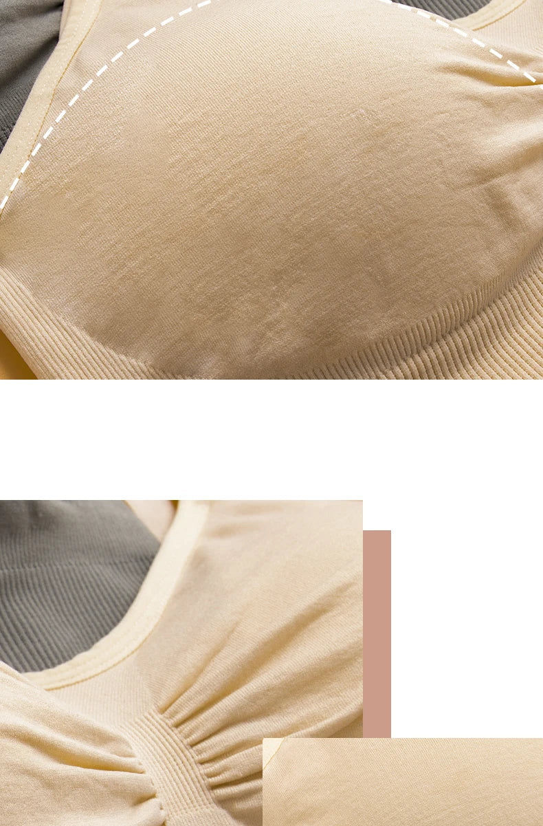 Plus Size Seamless Nursing Bra