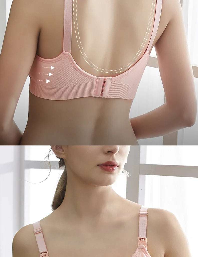 Plus Size Seamless Nursing Bra