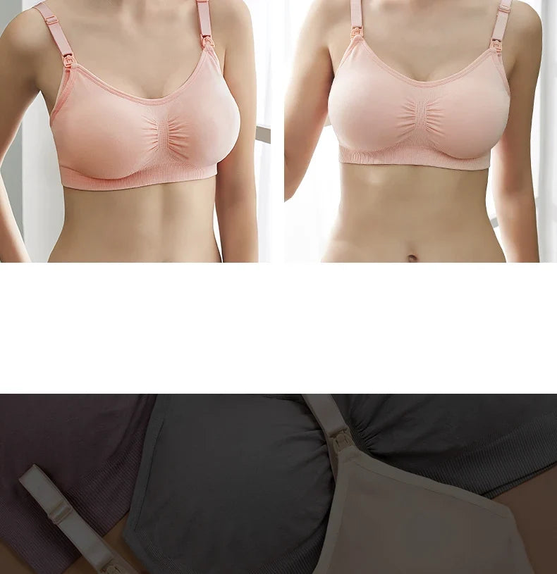 Plus Size Seamless Nursing Bra