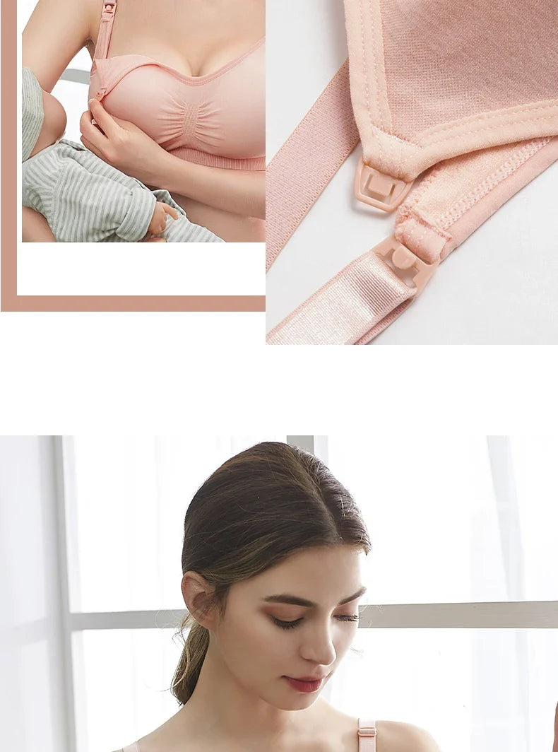 Plus Size Seamless Nursing Bra
