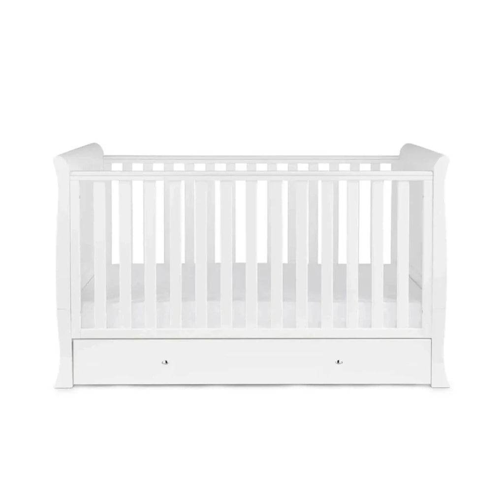 Ickle Bubba Snowdon Classic 3 Piece Furniture Set White - Fibre Mattress