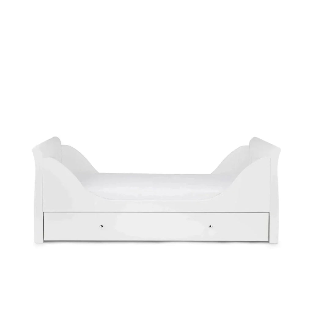 Ickle Bubba Snowdon Classic 3 Piece Furniture Set White - Fibre Mattress