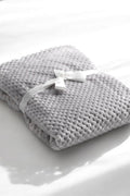 Mora Cocole (Grey) Personalised Microfibre Soft Baby Blanket