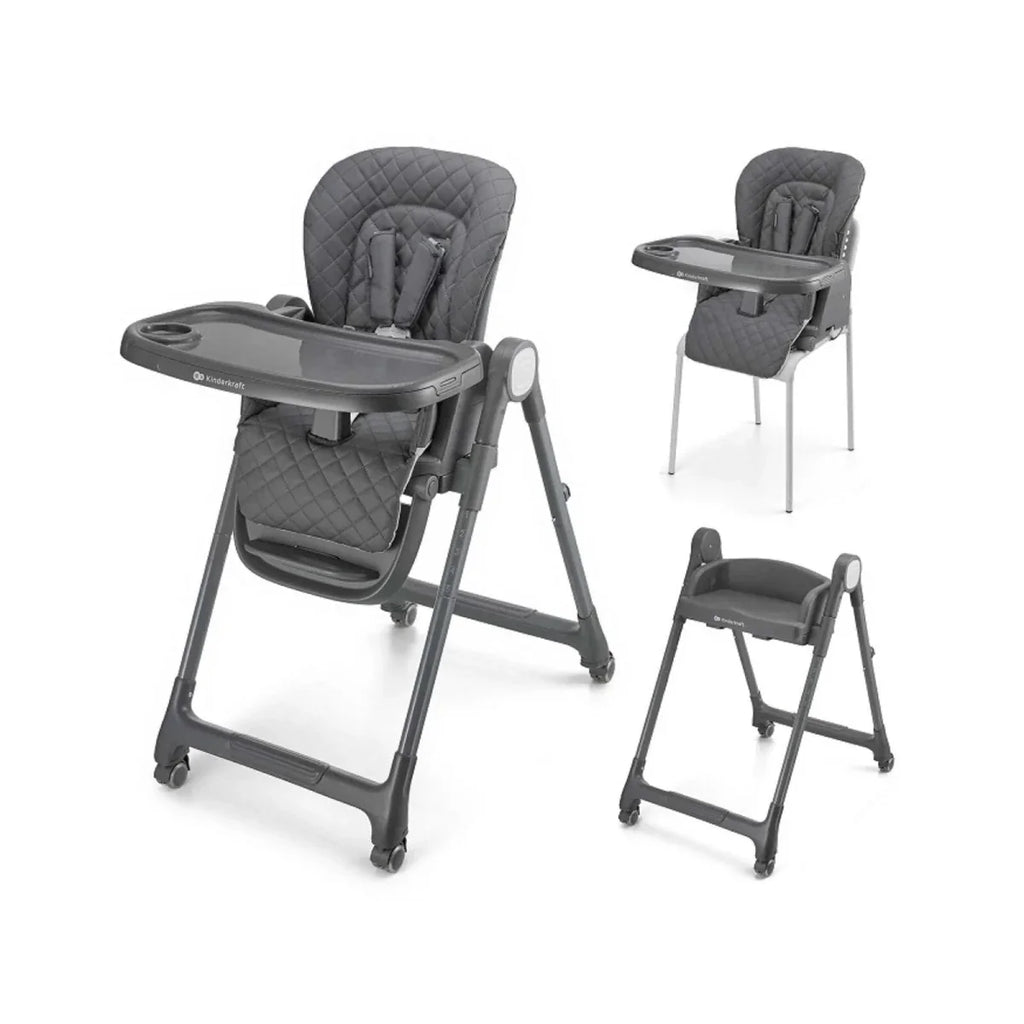 Kinderkraft Tulo 3-in-1 Highchair - Grey