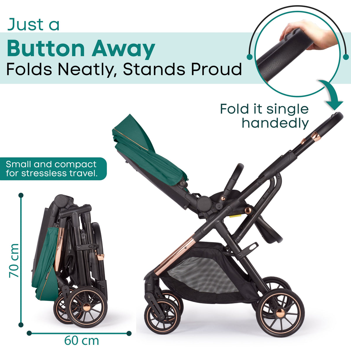 Lejoux+ Baby Pram Stroller Pushchair 0 Months +