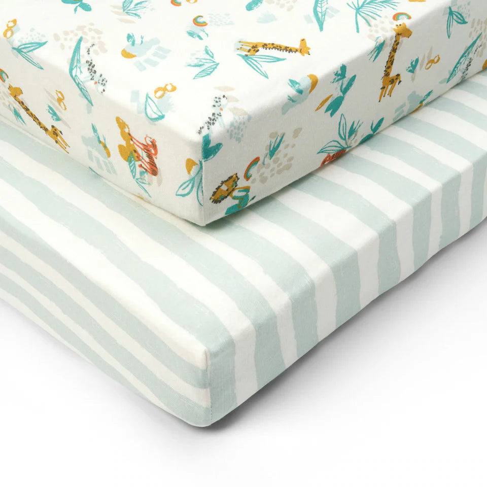 Tutti Bambini - Run wild Cot Bed sheets-0