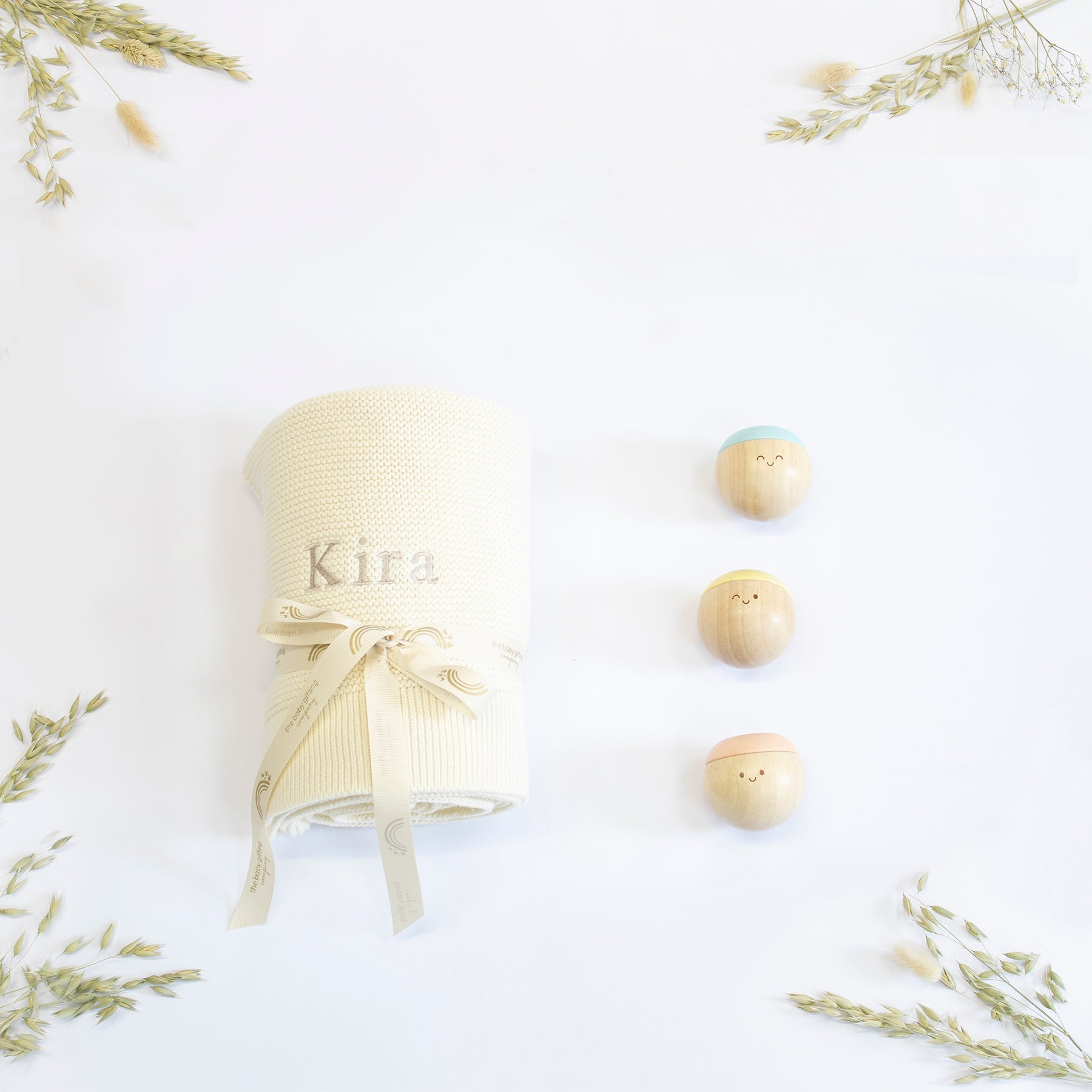 Blanket and Sensory Balls Gift Set