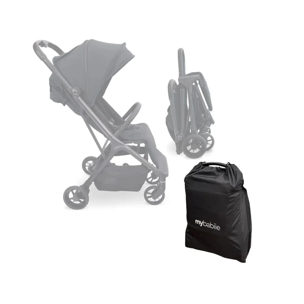My Babiie MBX7 Auto-Fold Compact Stroller - Black