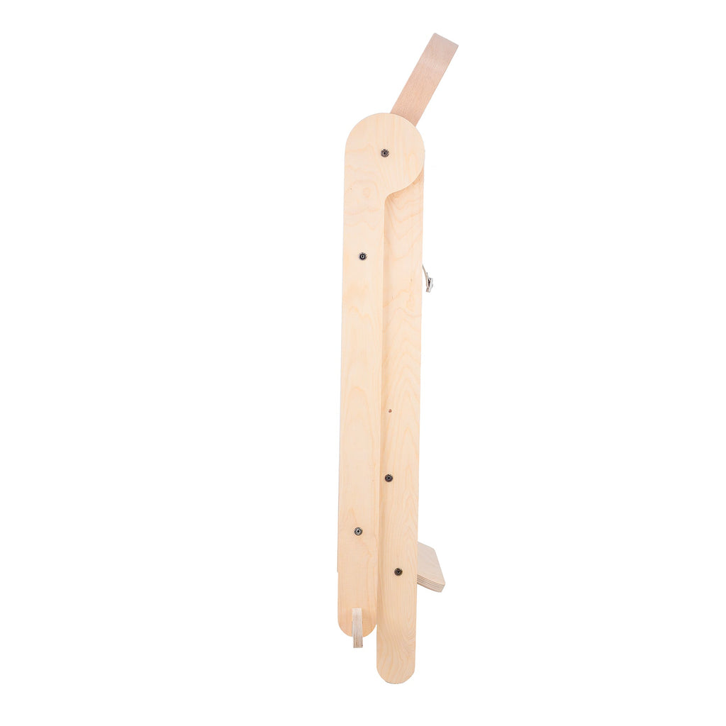 MamaToyz Folding Learning Tower - Natural Beech Wood Montessori Child Safety Platform