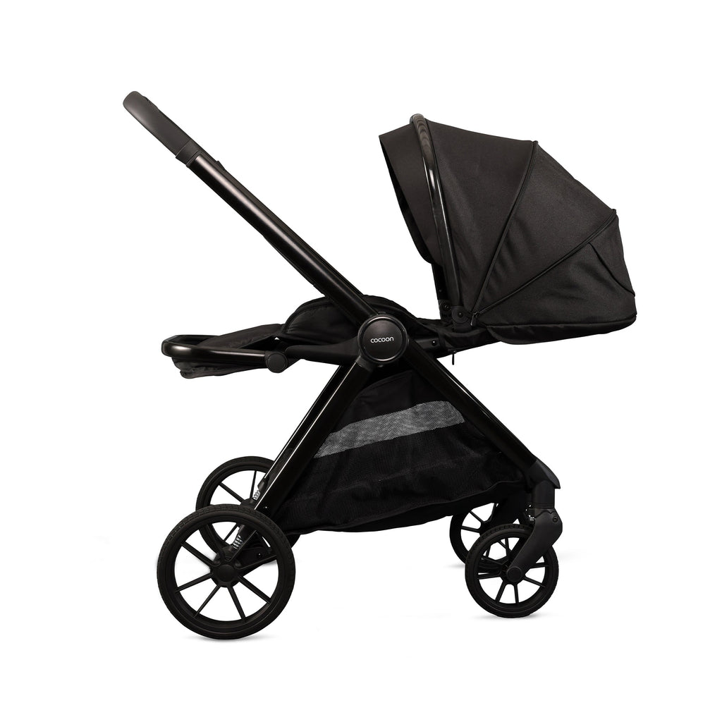 Mee-Go Cocoon Travel System with EVO Spin Car Seat – Liqourice