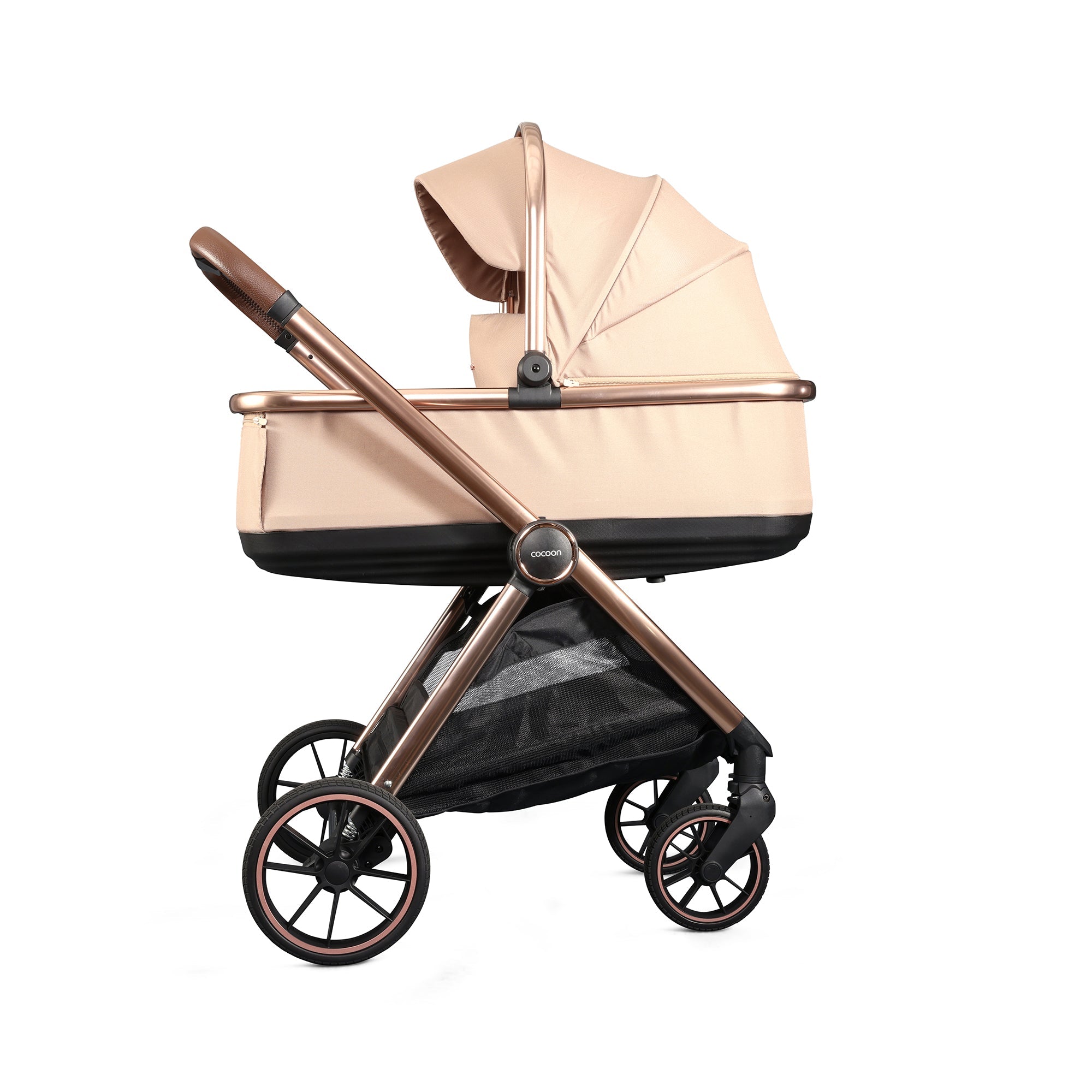 Mee-Go Cocoon Travel System with EVO Spin Car Seat – Toffee