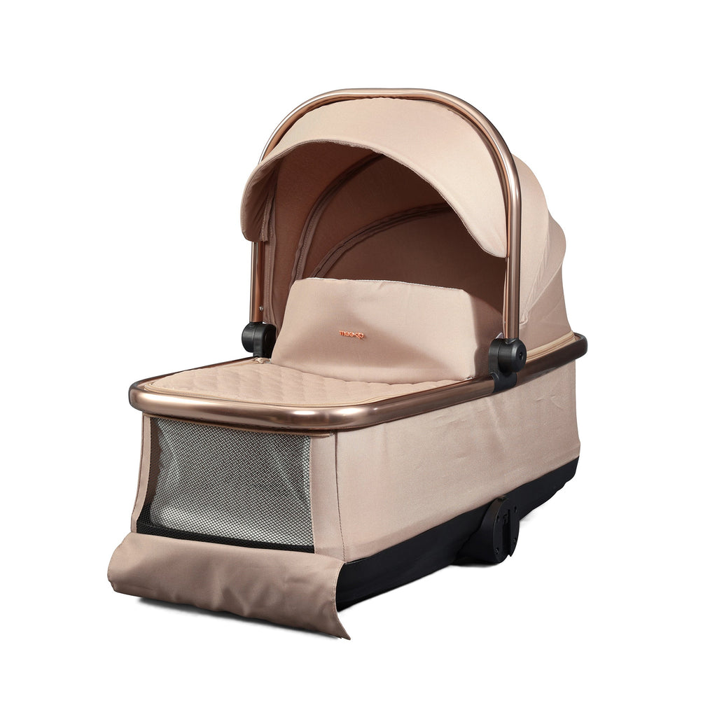 Mee-Go Cocoon Travel System with EVO Spin Car Seat and ISOFIX Base – Toffee