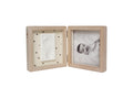 Petit Artichaut Double Frame Baby Photo & Imprint Keepsake - Pretty Hearts