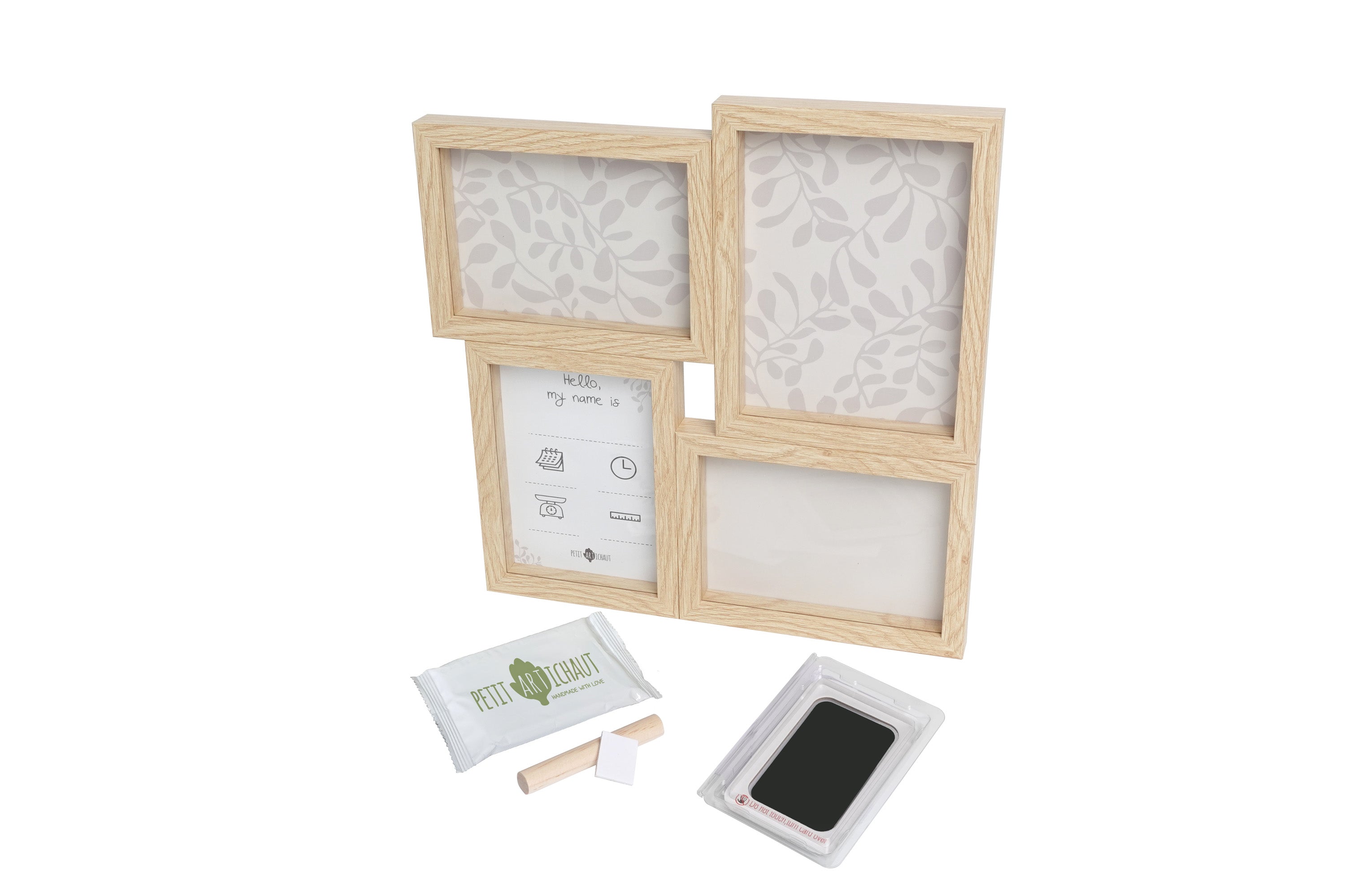 Petit Artichaut Puzzle Picture Frame Keepsake - Ivy Grey