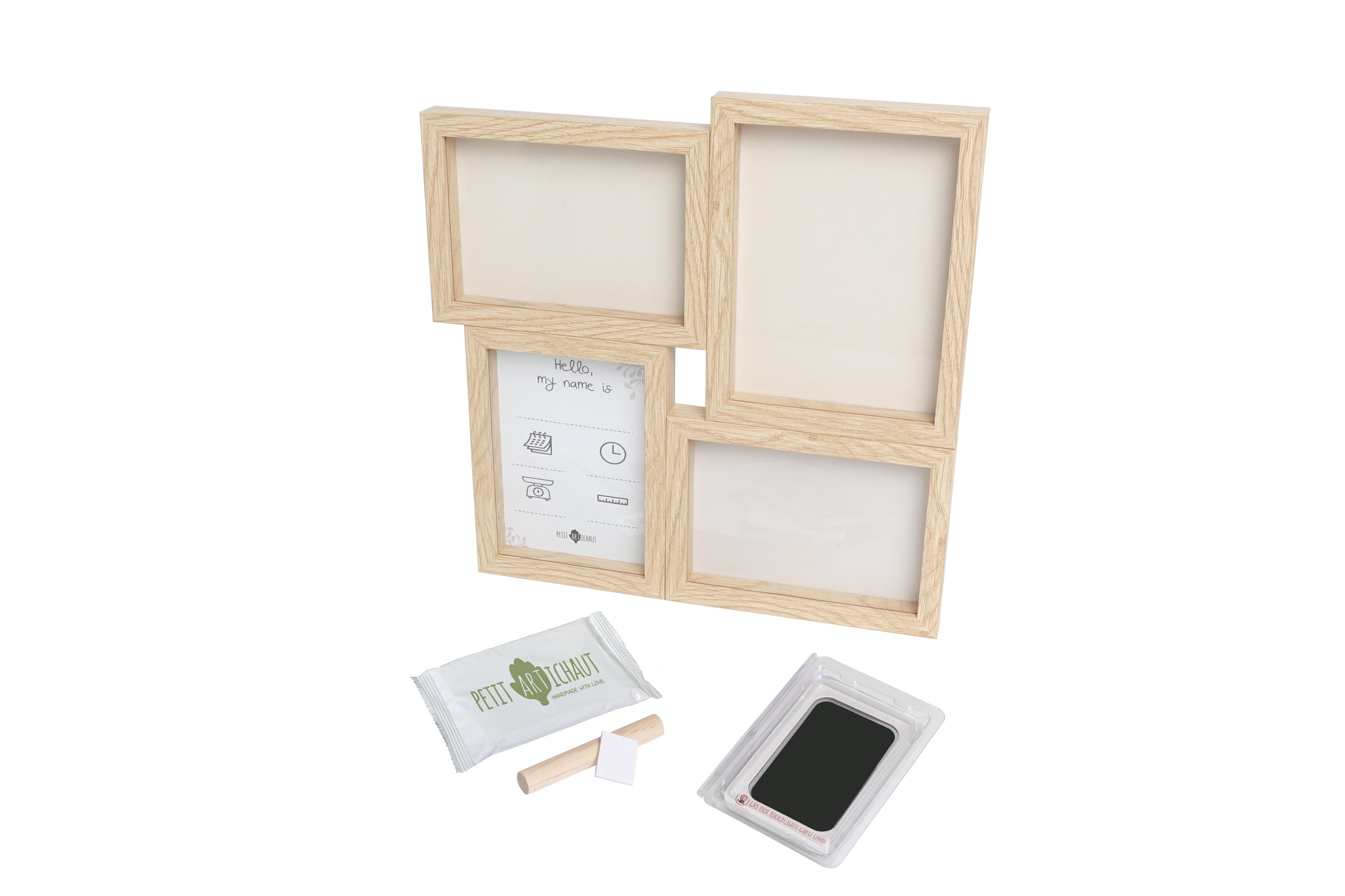Petit Artichaut Puzzle Picture Frame Keepsake - Ivy Grey