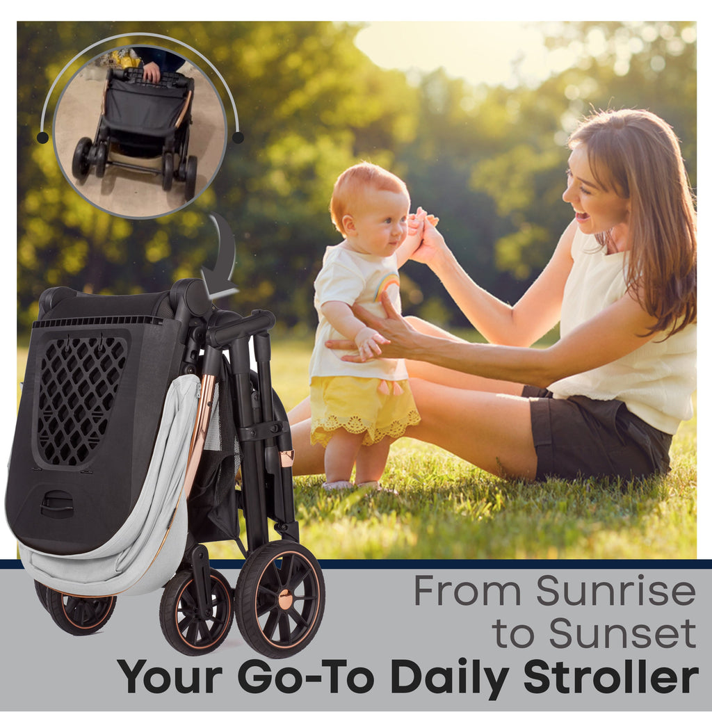 Lejoux+ Baby Pram Stroller Pushchair 0 Months +