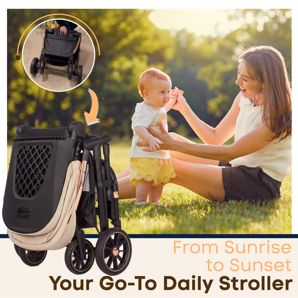 Lejoux+ Baby Pram Stroller Pushchair 0 Months +