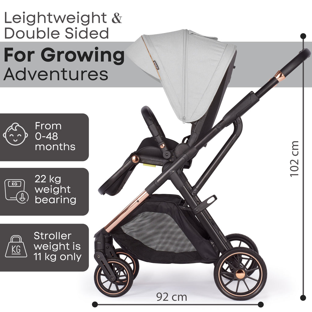 Lejoux+ Baby Pram Stroller Pushchair 0 Months +