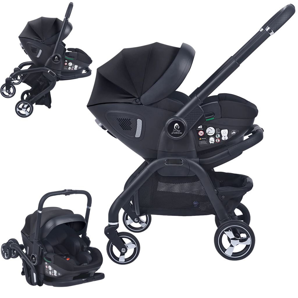 For Your Little One Qubi Infant Car Seat Stroller - Eclipse Black