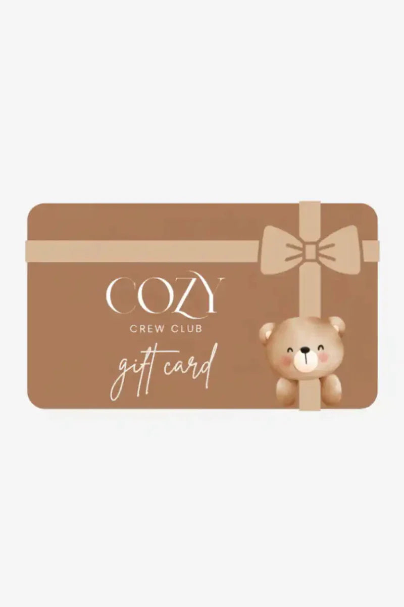 Digital Gift Card Cozy Crew Club