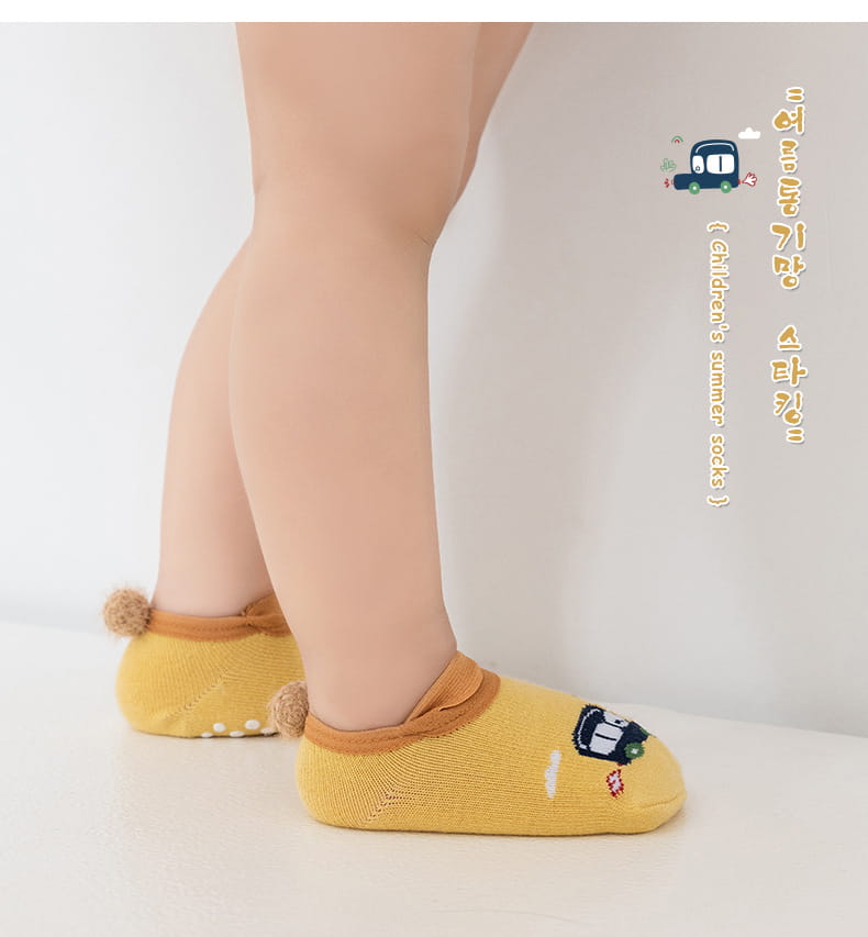 Spring Anti Slip Baby Socks Toddler Kids Floor Socks with Rubber Soles Autumn Newborn Baby Boy Girl Cartoon Cute Ball
