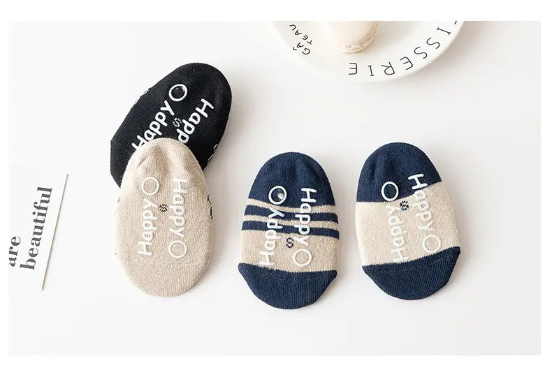 Spring Anti Slip Baby Socks Toddler Kids Floor Socks with Rubber Soles Autumn Newborn Baby Boy Girl Cartoon Cute Ball