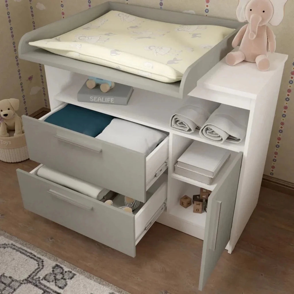 Shefa Kids 1150 Changing Unit - Grey/White