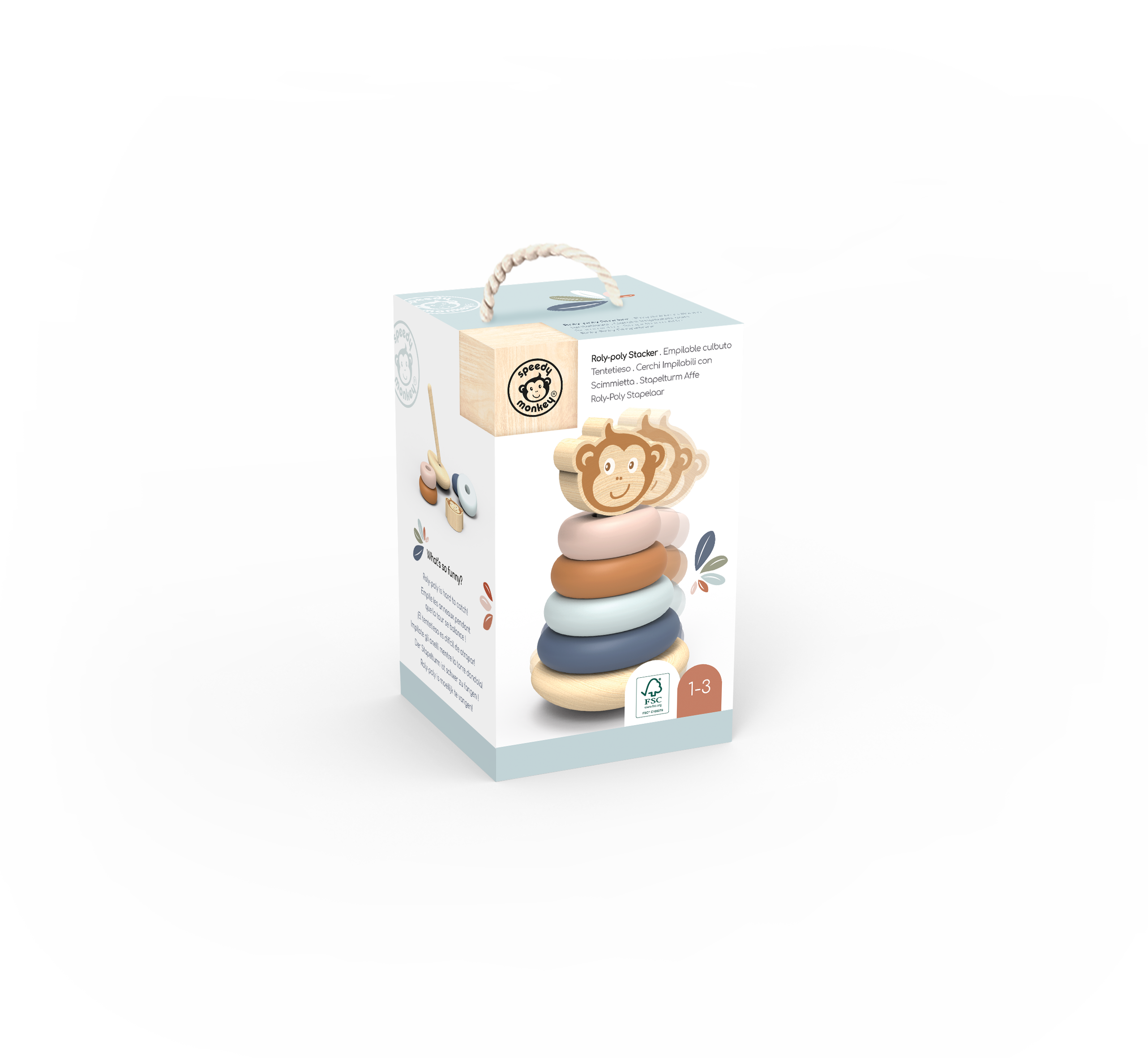 Speedy Monkey Roly Poly Stacker