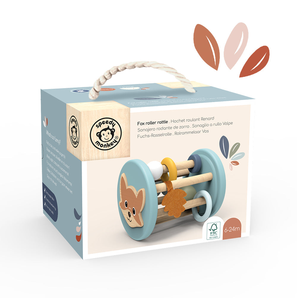 Speedy Monkey Big Roller Rattle