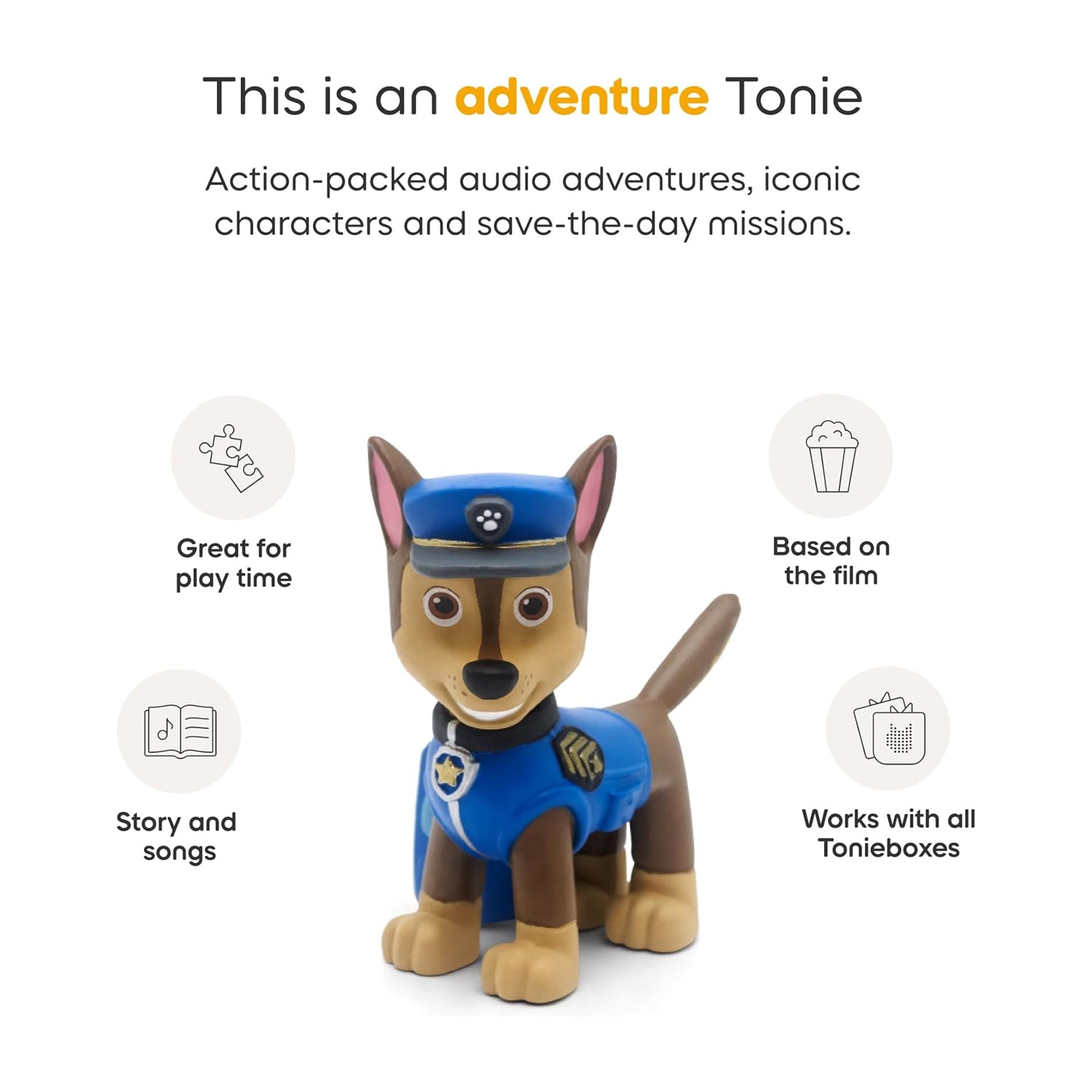 Tonies Toniebox 2 Play Set Including Paw Patrol Chase Tonie, Tonieplay Game & Tonieplay Controller - Cloud Pink