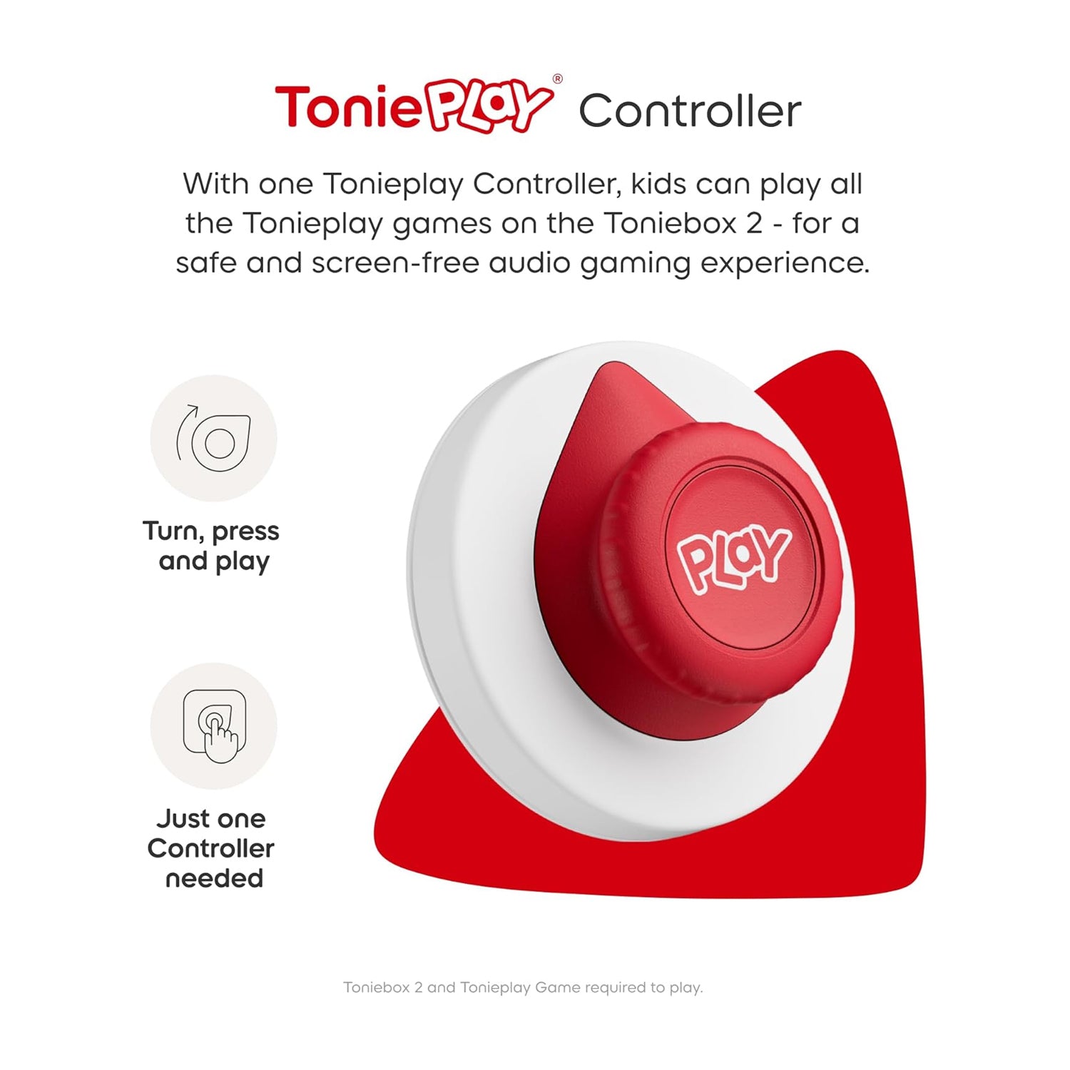 Tonies Toniebox 2 Play Set Including Paw Patrol Chase Tonie, Tonieplay Game & Tonieplay Controller - Cloud Pink
