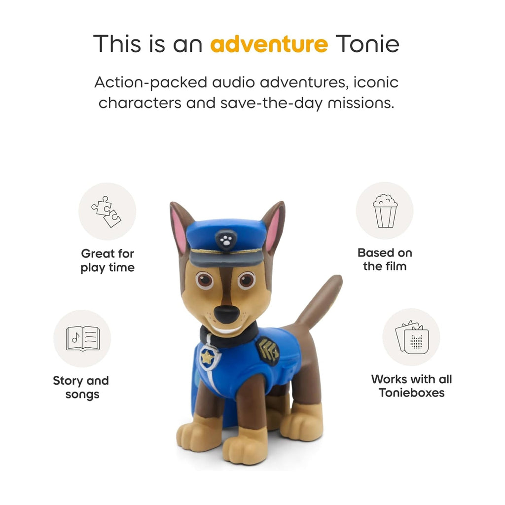 Tonies Toniebox 2 Play Set Including Paw Patrol Chase Tonie, Tonieplay Game & Tonieplay Controller - Sunset Red