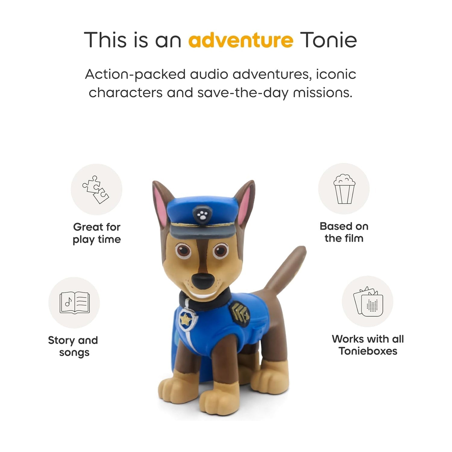 Tonies Toniebox 2 Play Set Including Paw Patrol Chase Tonie, Tonieplay Game & Tonieplay Controller - Tropical Teal