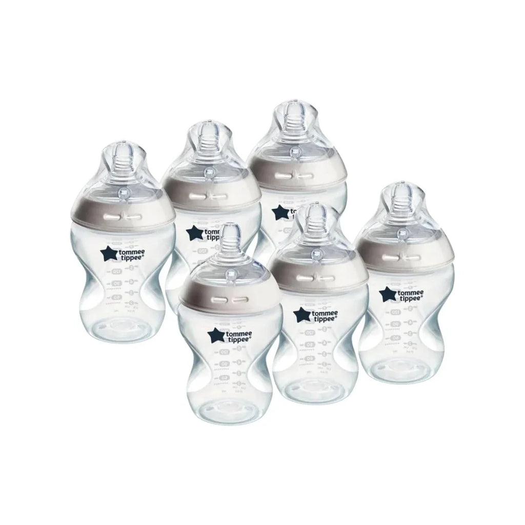 Tommee Tippee Closer to Nature Baby Bottle 260ml Pack of 6