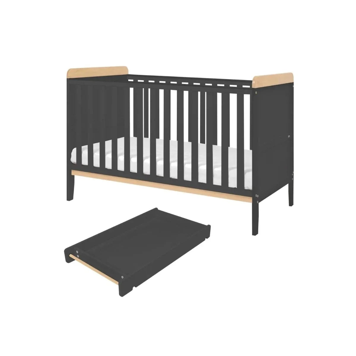 Tutti Bambini Rio 2 Piece Room Set with Pocket Sprung Mattress - White