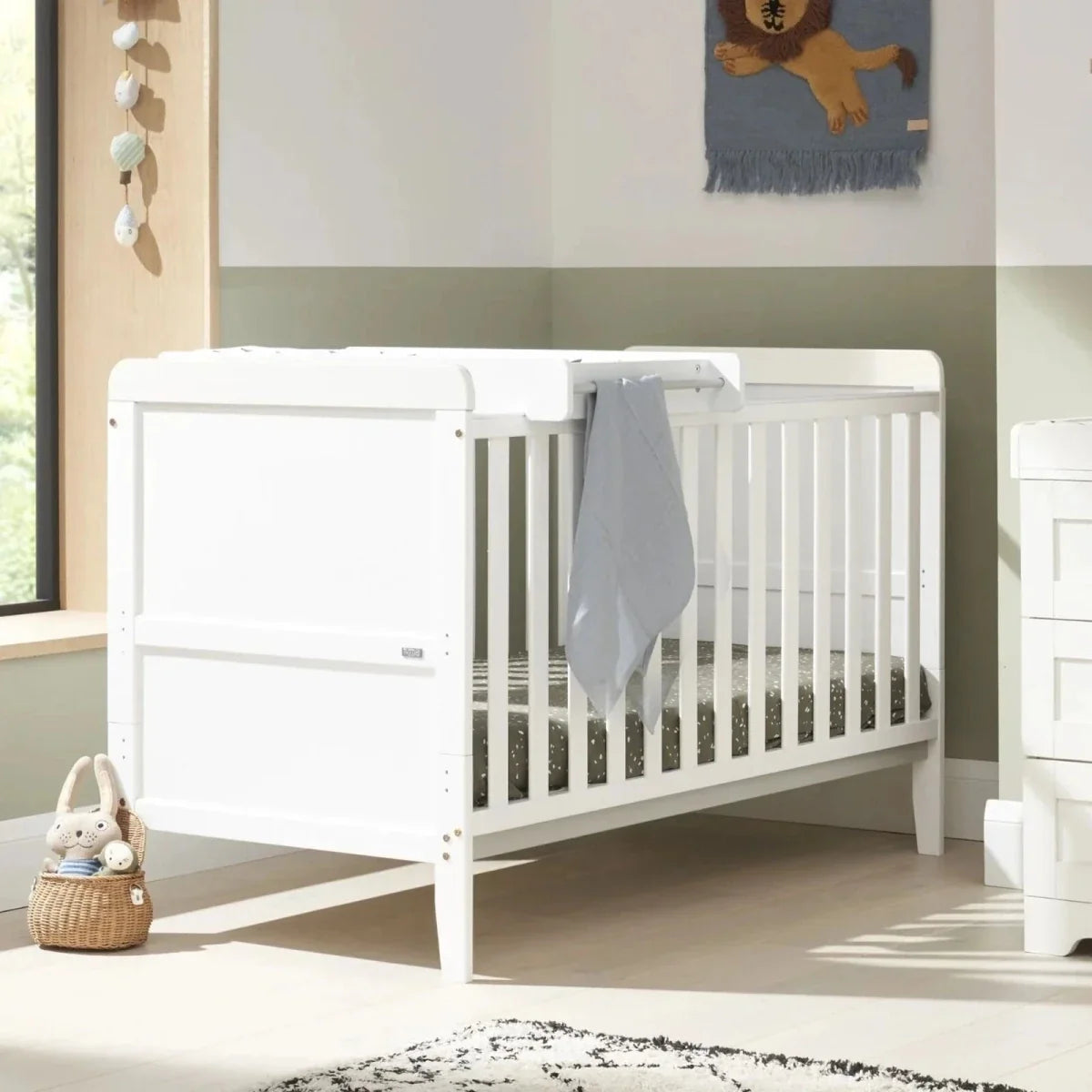 Tutti Bambini Rio 3 Piece Room Set with Pocket Sprung Mattress - White