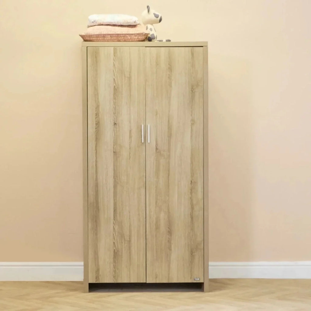 Tutti Bambini Modena 3 Piece Room Set with Deluxe Fibre Mattress - Oak
