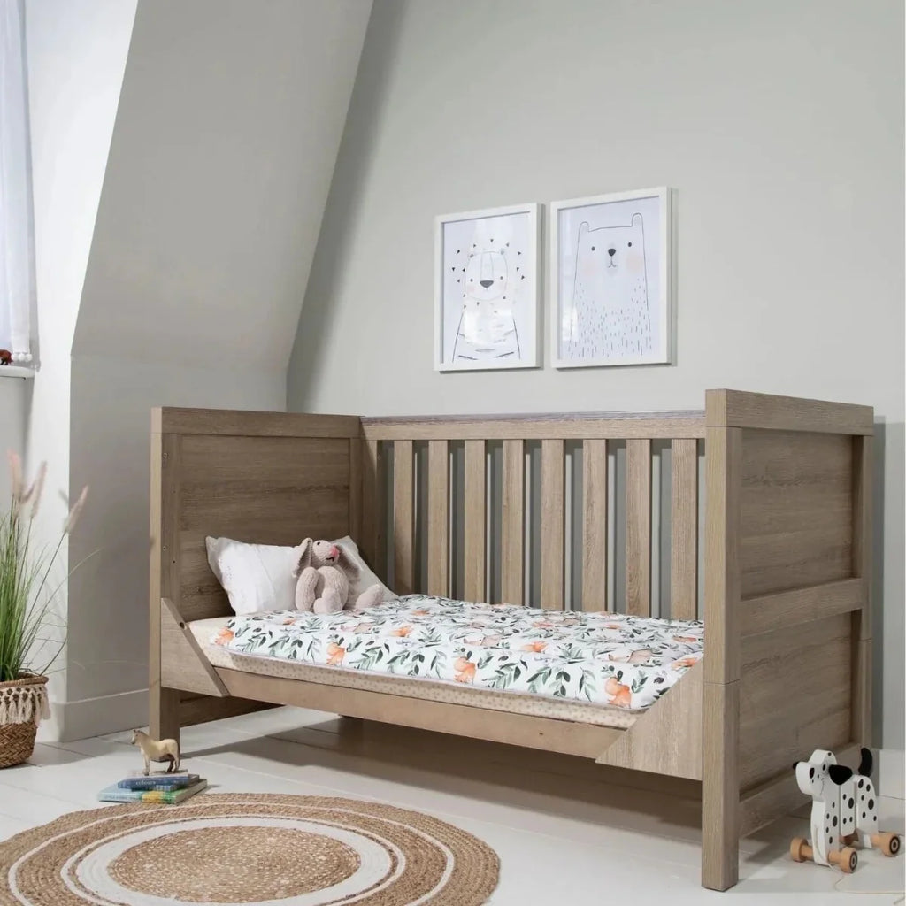 Tutti Bambini Modena 3 Piece Room Set with Pocket Sprung Mattress - Oak