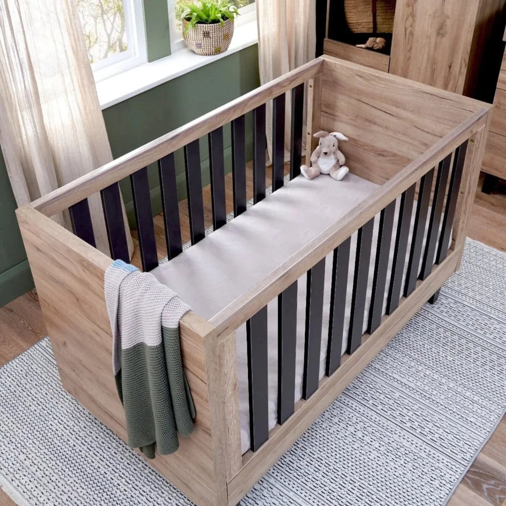 Tutti Bambini Como 2 Piece Furniture Set - Distressed Oak/Slate Grey